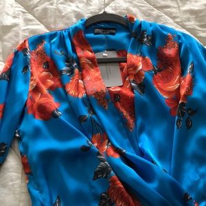 Zara floral bodysuit